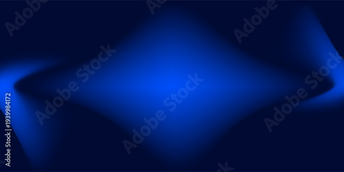 Deep blue ocean gradient wallpaper. Abstract deep dark navy underwater background. Night sky and deep water surface design. Blur sea backdrop for presentation, brochure, poster, banner. Vector