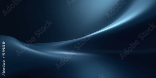 Abstract digital art featuring a dark blue wave pattern with flowing light lines and laser rays on a black textured background for a motion design wallpaper