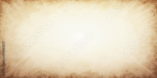 Vintage brown parchment texture with a grunge stained pattern provides a blank aged paper background featuring a worn sepia design for an ancient retro book page aesthetic