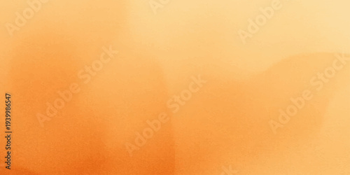 An abstract orange background with a rough wall texture and aged yellow pattern features a vintage grunge surface on blank antique parchment material for a weathered cardboard design