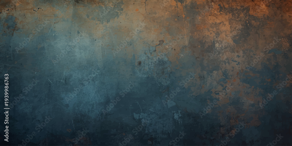 Fototapeta premium Old rusty metal background featuring a dark grunge texture with aged brown paint and a rough vintage surface design for an antique backdrop