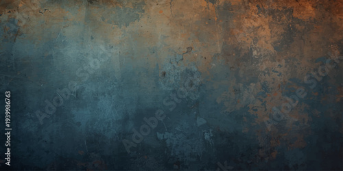 Old rusty metal background featuring a dark grunge texture with aged brown paint and a rough vintage surface design for an antique backdrop