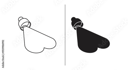 Boxing gloves hanging on a rope