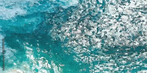 Blue pastel color empty room with minimal style concept, 3D Rendering