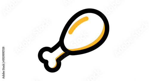 Grilled Chicken Served on Plate with Herbs and Spices for Gourmet Dinner