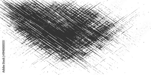 Abstract graphic art, a visually captivating artwork in grayscale, showcasing a dynamic interplay of lines and textures, creating a sense of energy and visual interest. 