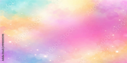Abstract a dreamscape of soft pastel colors. a gentle blend of rainbow hues creating a ethereal and artistic backdrop that evokes feelings of wonder and creativity.