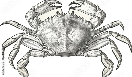 Gemini said

An isolated closeup of a red marine crustacean crab with sharp pincers and claws on a white background, highlighting wildlife and seafood nature