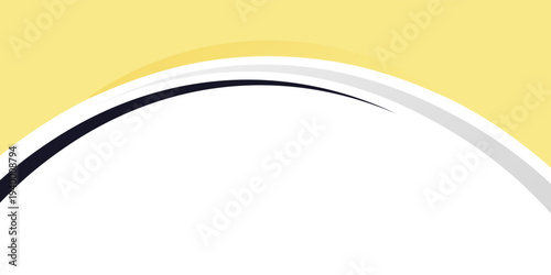 Yellow wavy modern abstract background vector eps10