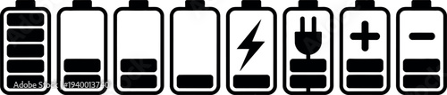 Battery charge icons