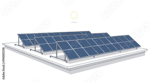Solar Panels on Rooftop Renewable Energy.