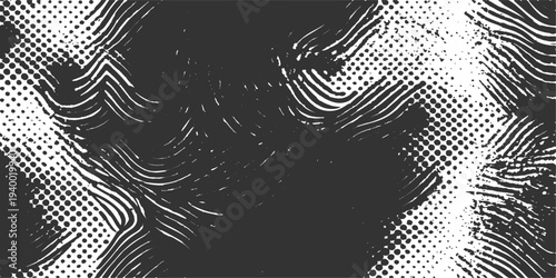 Abstract swirling, monochromatic textures creates a striking visual impact with its intricate lines and contrasting tones. The flowing patterns evoke a sense of movement and depth.