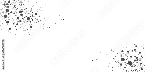 Abstract an elegant arrangement of floating, dynamic dots and speckles creates an ethereal and minimalist artistic effect, exuding modern sophistication and delicate charm.