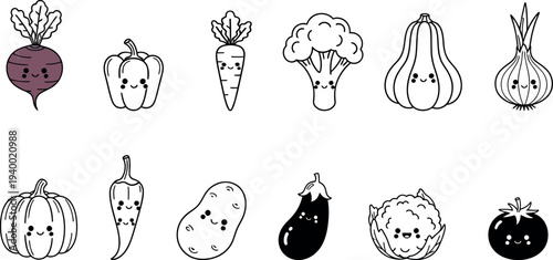 Variety of seed pods and plant structures in botany illustrations