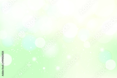 緑 グラデーション キラキラ 光 玉ボケ 抽象 背景 素材

