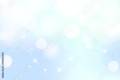 水色 グラデーション キラキラ 光 玉ボケ 抽象 背景 素材

