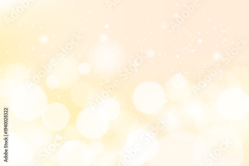 オレンジ グラデーション キラキラ 光 玉ボケ 抽象 背景 素材