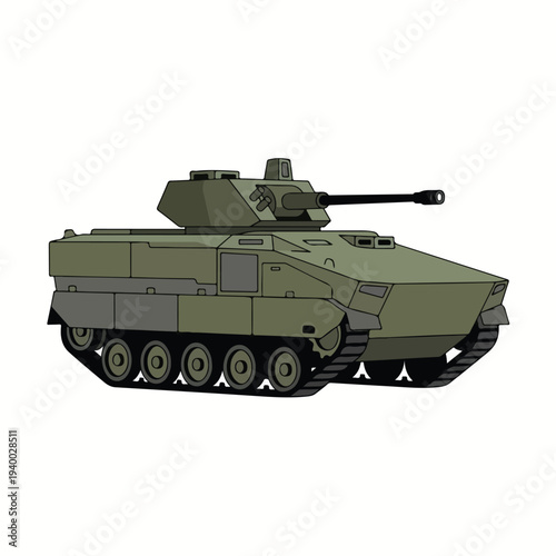 flat vector land war vehicles 4