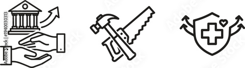 Corporate Training and Team Communication Icons