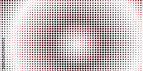half tone radial pattern red background vector10