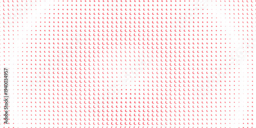 half tone radial pattern red background vector10