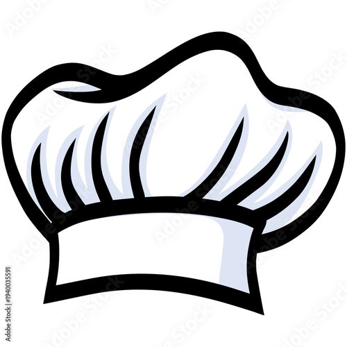 Chef Hat Cap Illustration Drawing Icon Design