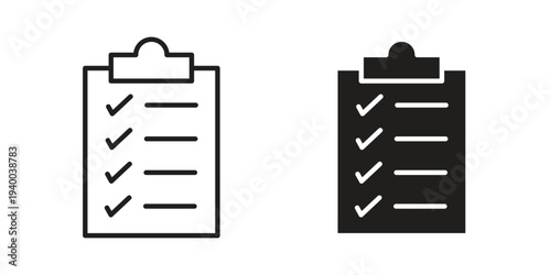 Planning icon. set of web icons on white background