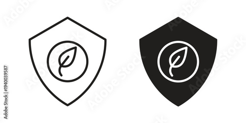 Save environment icon. set of web icons on white background