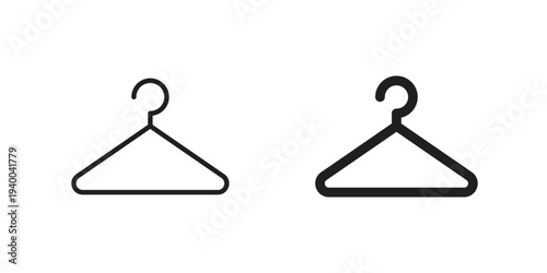 Wardrobe icon. set of web icons on white background