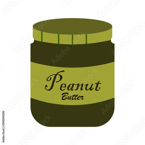 peanut butter colors icon on white background