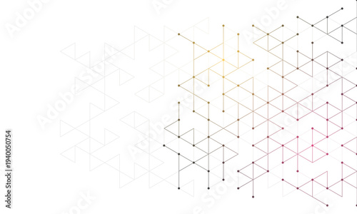 Abstract background with a geometric pattern of triangle shapes. Graphic design element