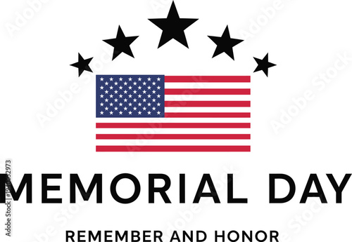 Memorial day tribute honoring fallen heroes and american patriots on memorial day