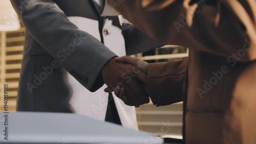 business partners shaking hands . concept of partnership