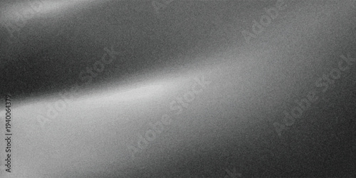 White and black grain grunge background with wavy noise gradient gradation. Distressed rough noise backdrop with stipple effect. Gritty halftone spray dot texture. Glitter ombre poster. 3D vector bg