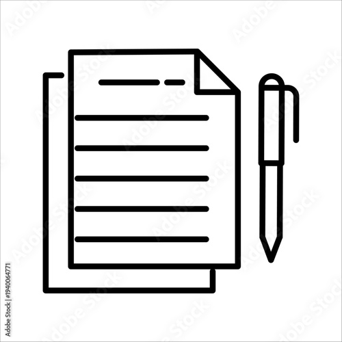 Register icon. Monochrome simple icons for templates, web design