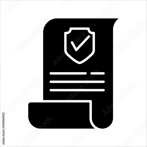 Insurance policy icon Graphic vector set for ui design