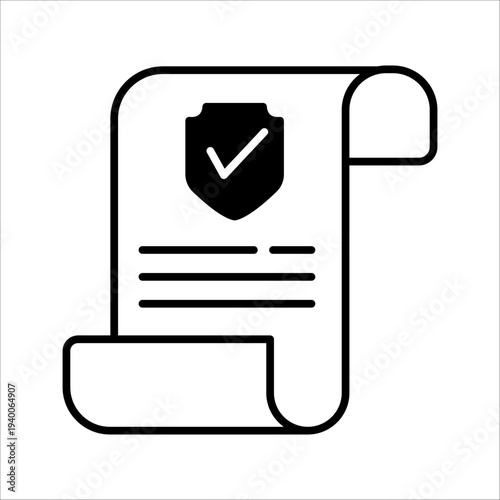 Insurance policy concept, Insurance Policy Icon