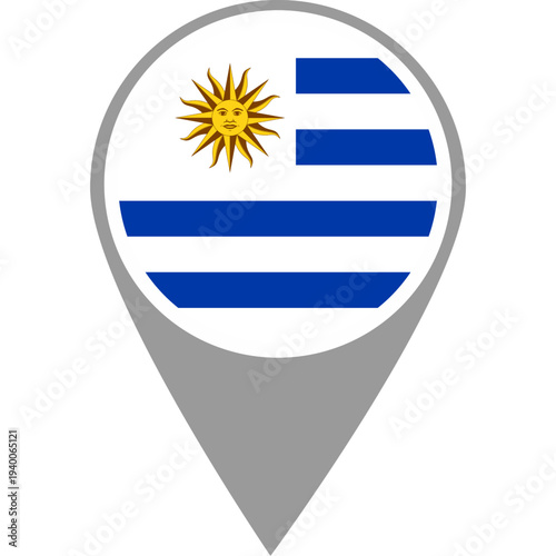 Uruguay flag location pin, Uruguay flag on location pin, Uruguay map pointer in high quality Free Download Uruguay flag location pin, Uruguay flag on location pin, Uruguay map pointer in high quality - GFXLoad