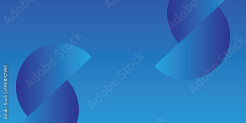 Background circle split gradient color. Banner pattern