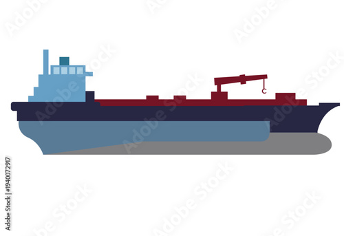 Shipment for fuel, cargo or commercial goods. image and clip art.

