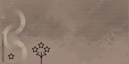 Abstract dotted equalizer background