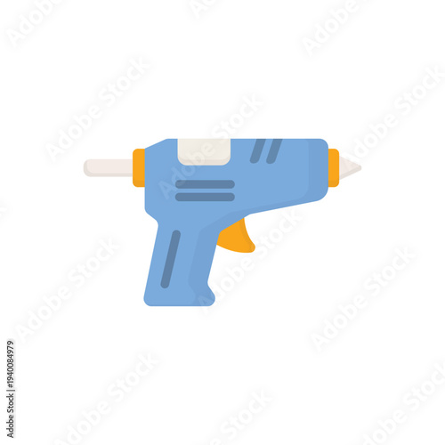 Head glue gun vector illustration on a wite background