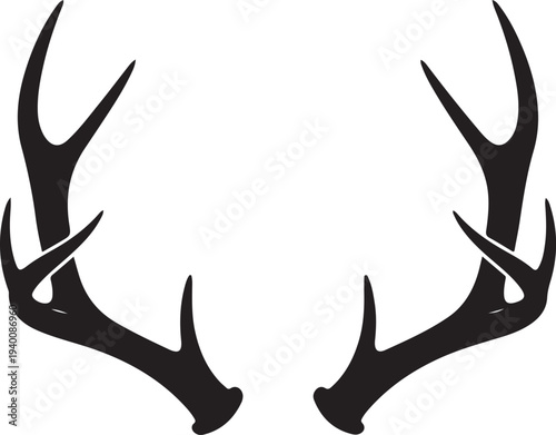 Deer head illustration vector - Illustration