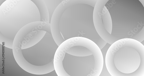 Abstract background with Silver Rings for Copy Space design