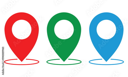 Free Download Map location pin icon set. - GFXLoad