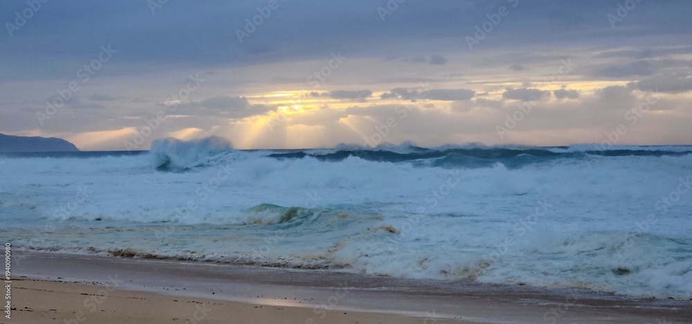 Obraz premium sunset over the sea