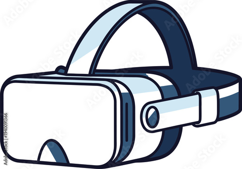 Modern virtual reality headset for immersive gaming and tech experiences