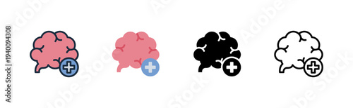 neurology icon. brain nerve care. neural treatment. m various style icon design vector illustration