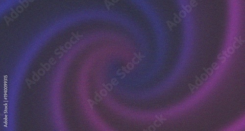 Abstract image with a purple and blue spiral on a dark background