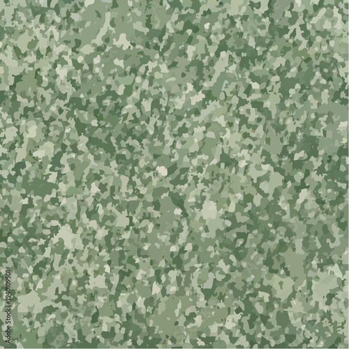Abstract green terrazzo texture with decorative flakes.